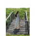 Embroidered dress "Double White 2"